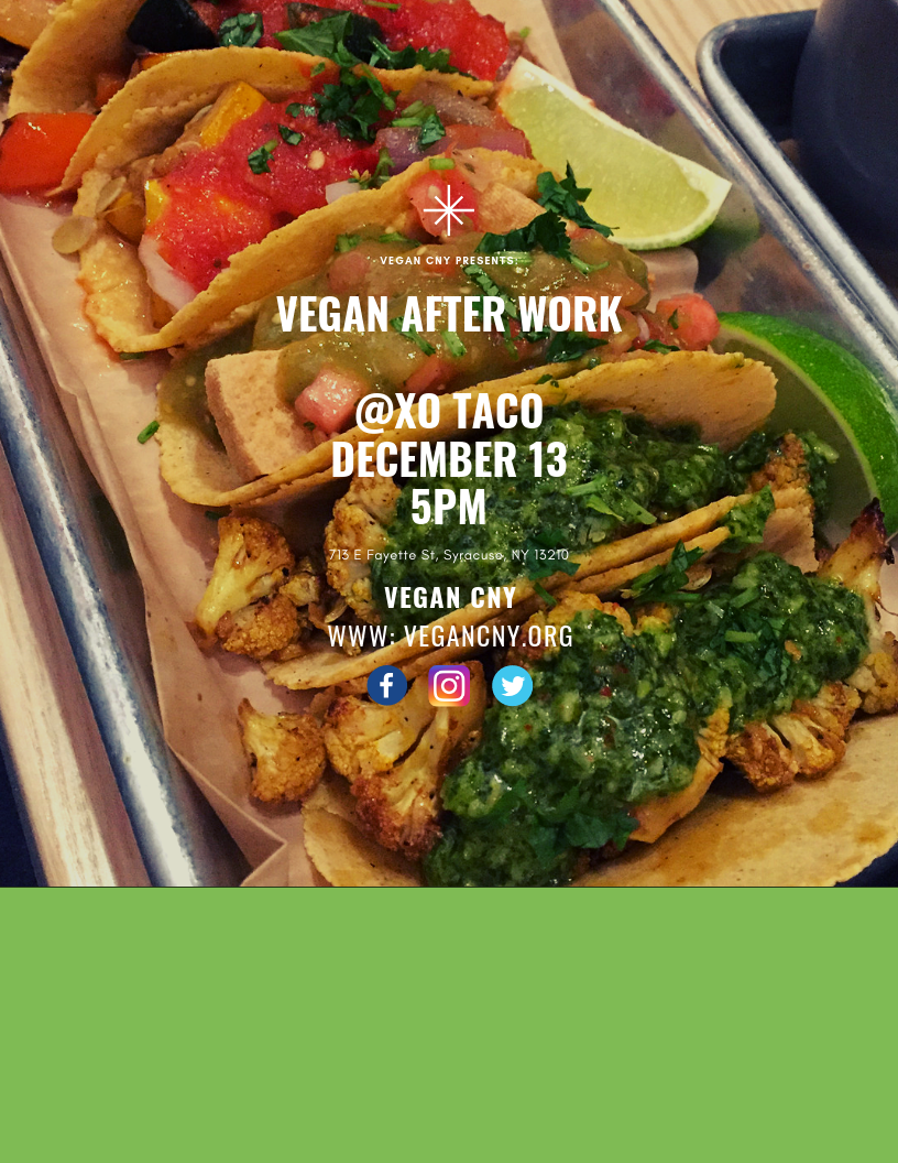 Vegan After Work XO Taco